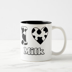 I love milk Two-Tone coffee mug