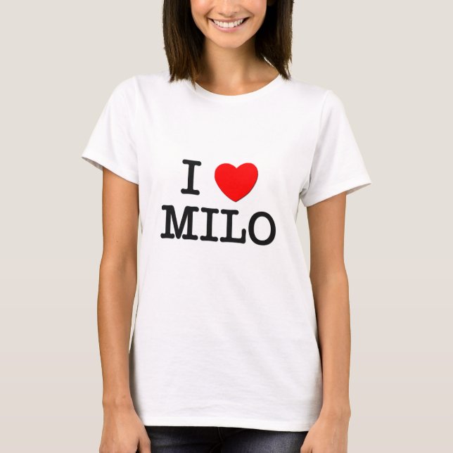 I Love Milo T-Shirt (Front)