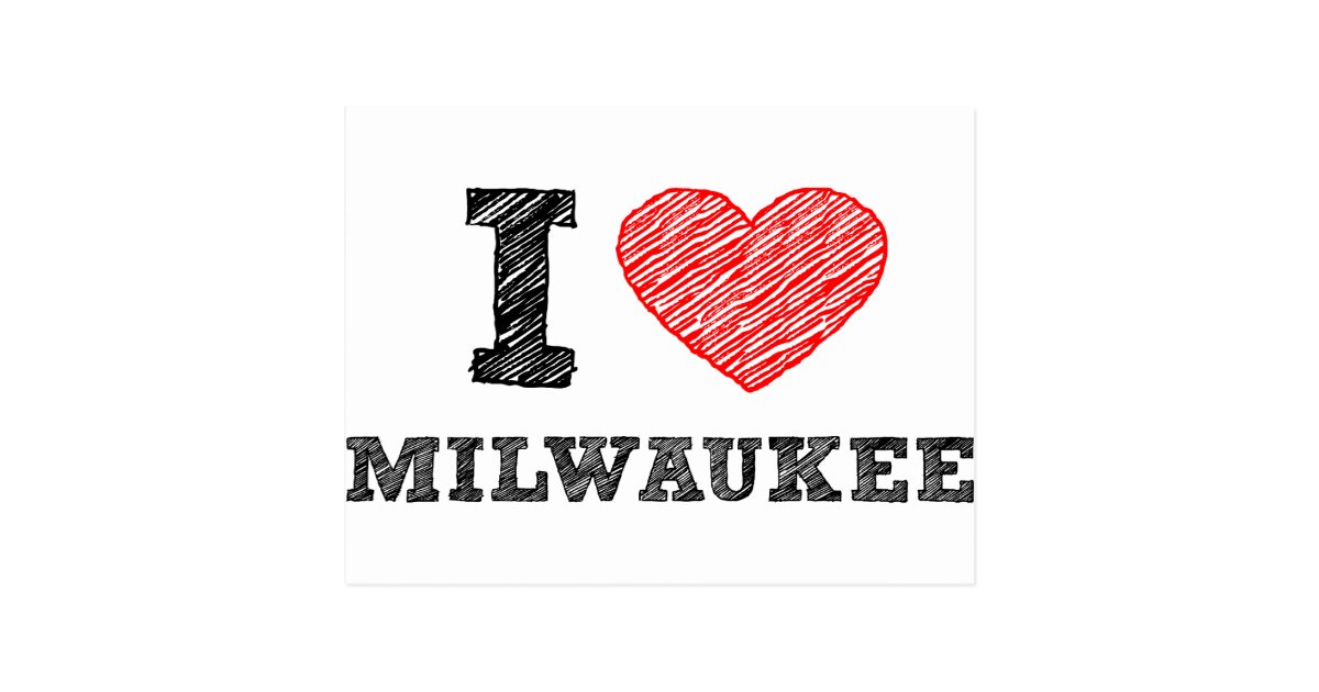 I Love Milwaukee Postcard