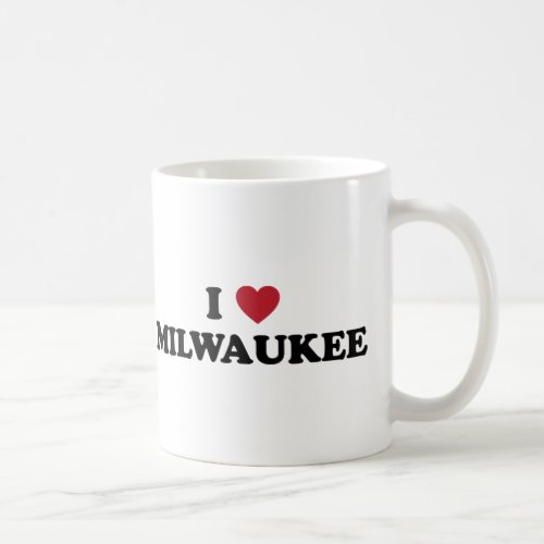 I Love Milwaukee Wisconsin Coffee Mug