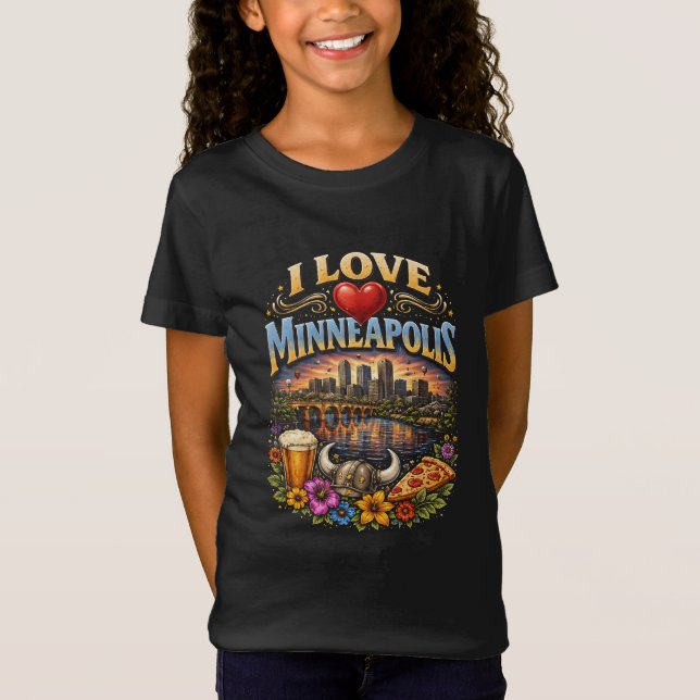 I Love Minneapolis T-Shirt (Front)