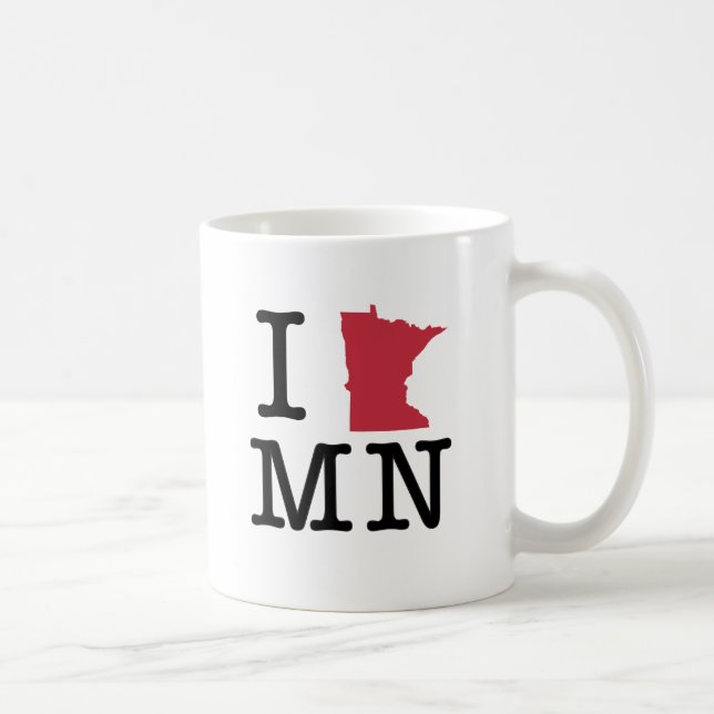 I Love Minnesota Coffee Mug (Right)