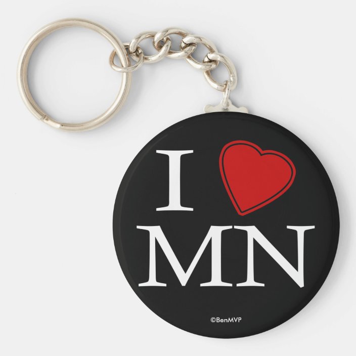I Love Minnesota Key Chain