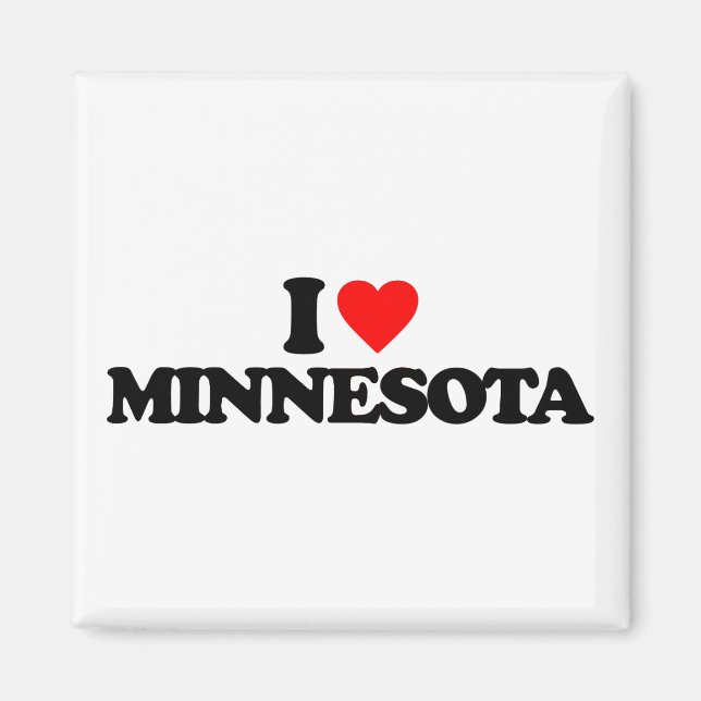I LOVE MINNESOTA MAGNET (Front)