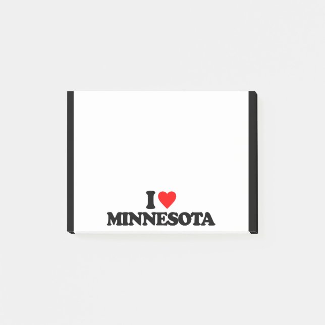 I LOVE MINNESOTA POST-IT NOTES (Front)