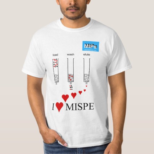 I love MISPE Mens T_shirt