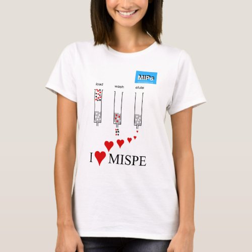 I love MISPE Womens T_shirt