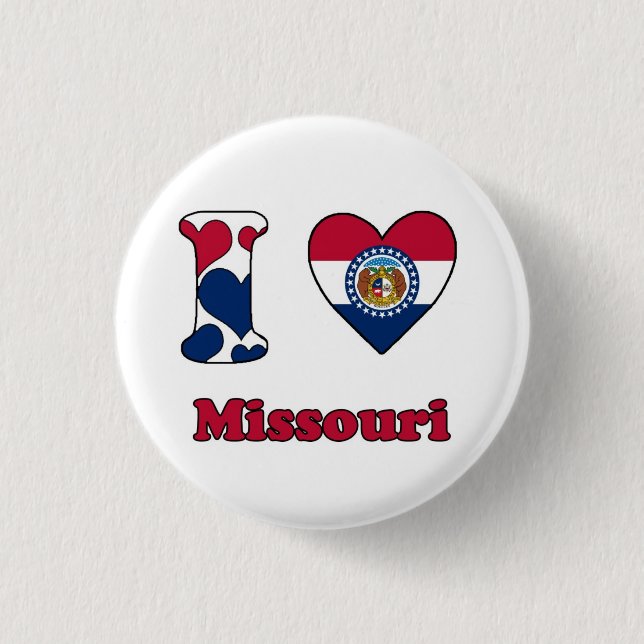 I love Missouri Button (Front)