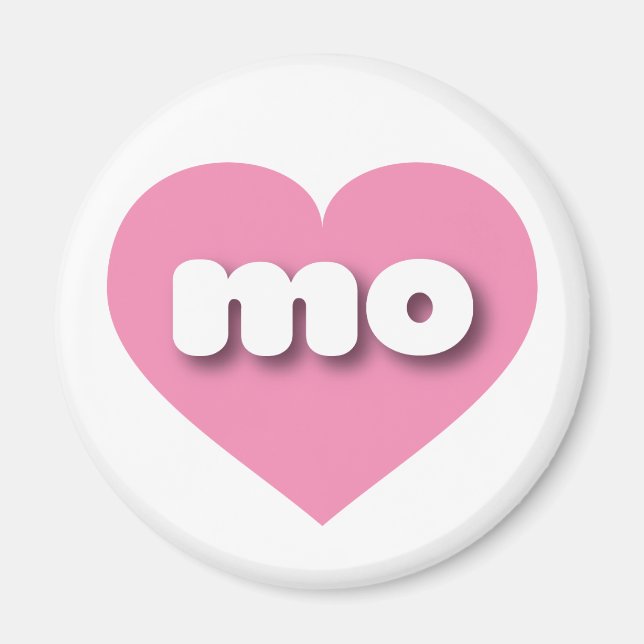 I love Missouri - mo pink heart Magnet (Front)