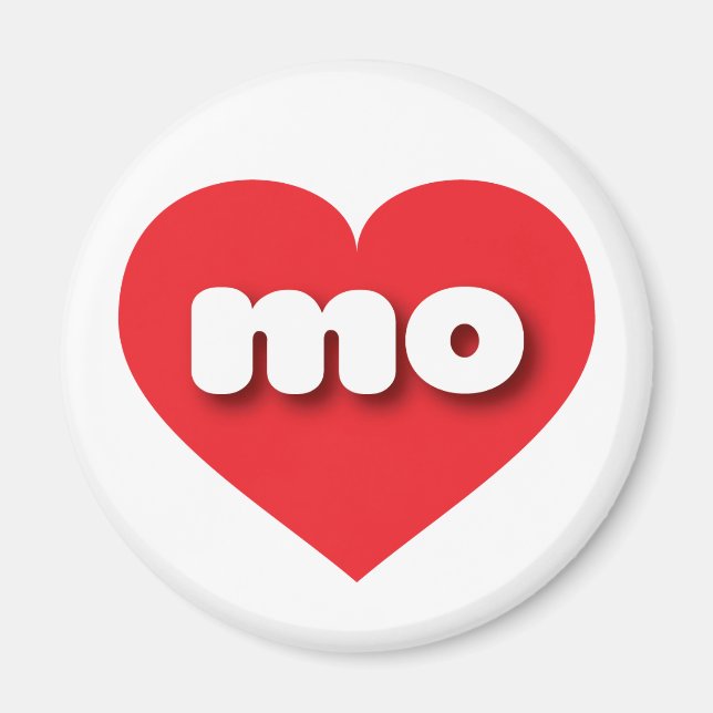 I love Missouri - mo red heart Magnet (Front)