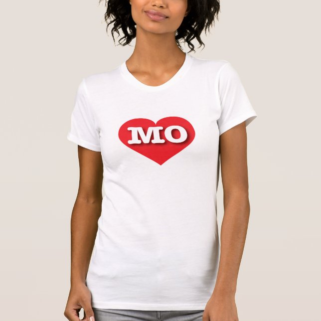 I love Missouri - MO red heart T-Shirt (Front)
