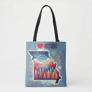 I Love Missouri Tote Bag