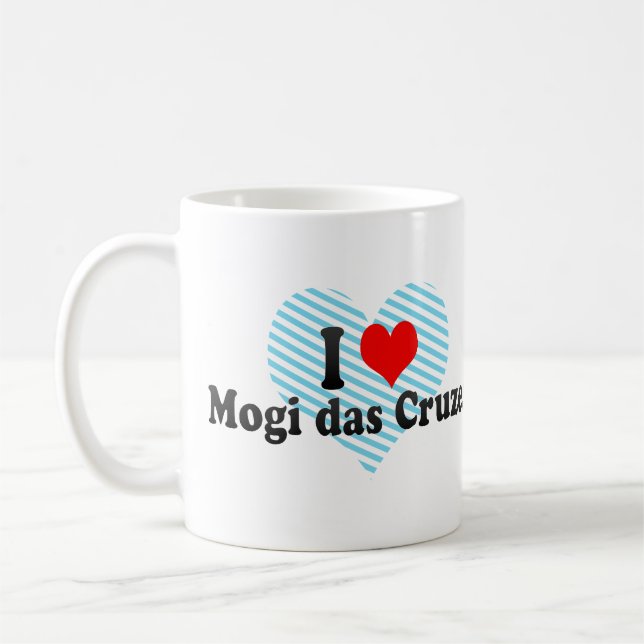 I Love Mogi das Cruzes, Brazil Coffee Mug (Left)