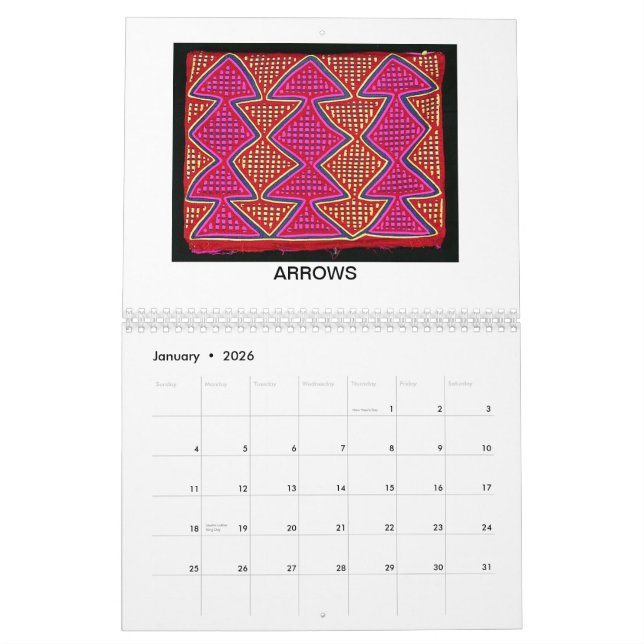 I LOVE MOLAS 2013 CALENDAR (Jan 2026)