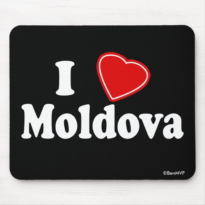 I Love Moldova Mousepad