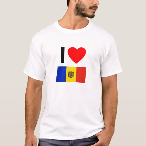 i love moldova T_Shirt