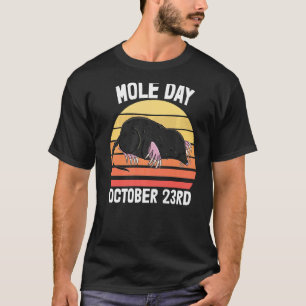 I Love Moles Day October 23 Men Cute Little Mole T-Shirt