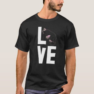 I Love Moles Day Women Cute Little Mole Love 1 T-Shirt
