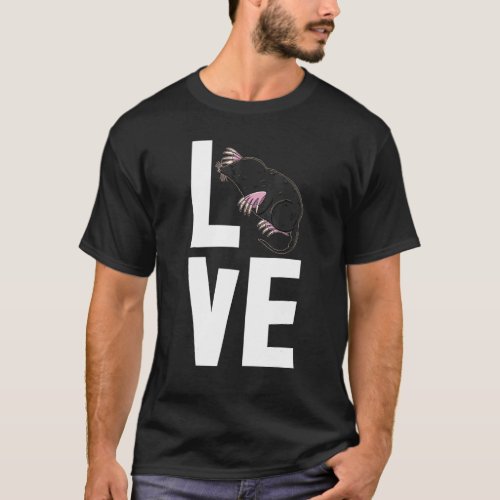 I Love Moles Day  Women Cute Little Mole Love 1 T_Shirt