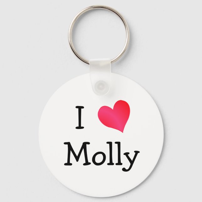 I Love Molly Keychain (Front)