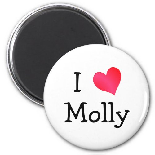 I Love Molly Magnet