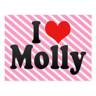 I Love Molly Postcard