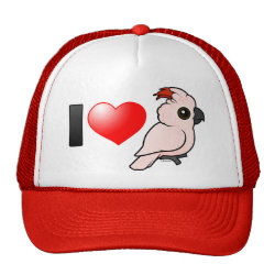 I Love Moluccan Cockatoos Trucker Hat