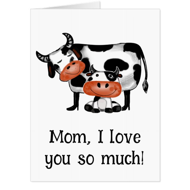 I love Mom Card (Front)