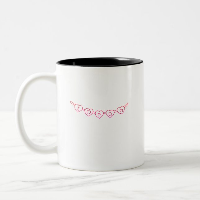 I Love Mom” Gift Mug – Simple & Elegant (Left)