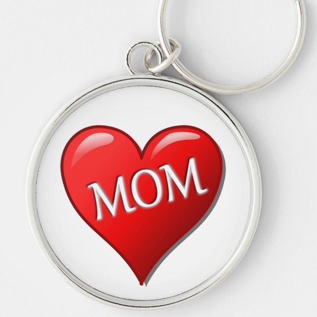 I LOVE MOM KEYCHAIN (Front)