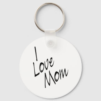 I love mom keychain