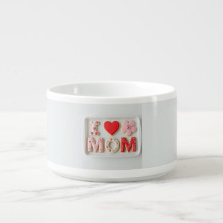 i love mom Mother's Day Bowl