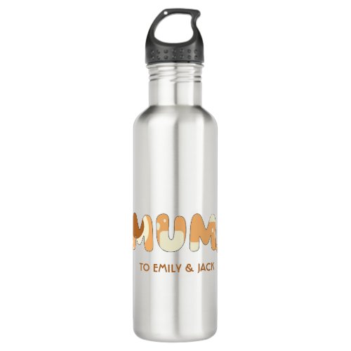 I love mom Mothers Day Stainless Steel Water Bottle