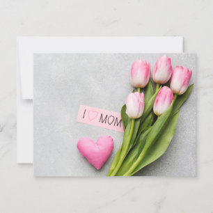 i love Mom Postcard