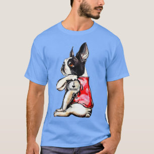 I Love Mom Tattoo French Bulldog Dog Mother's Day T-Shirt