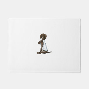 I Love Mom Tattoo German Shorthaired Pointer Mom D Doormat