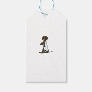 I Love Mom Tattoo German Shorthaired Pointer Mom D Gift Tags