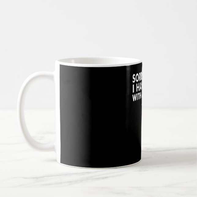 I Love Mom Tattoo Pitbull Dog Lover Women Mother's Coffee Mug (Left)