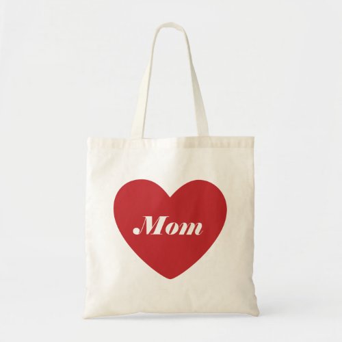 I Love Mom Tote Bag