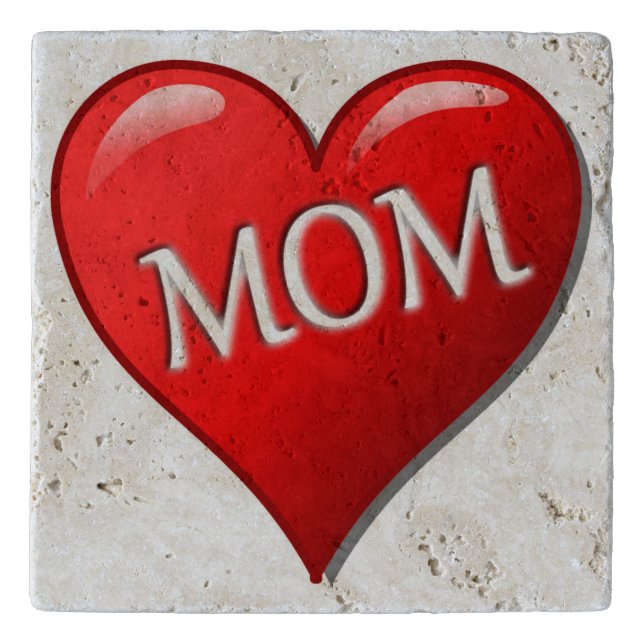 I LOVE MOM TRIVET (Front)