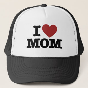 I Love Mom Trucker Hat