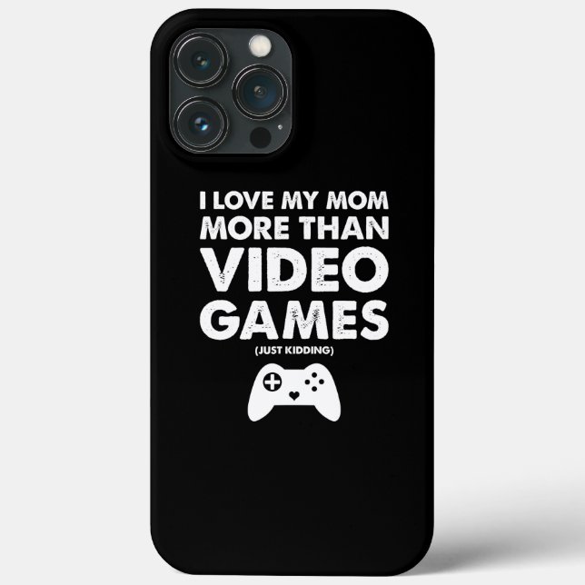 I Love Mom Video Game Boys Kids Teen  Case-Mate iPhone Case (Back)