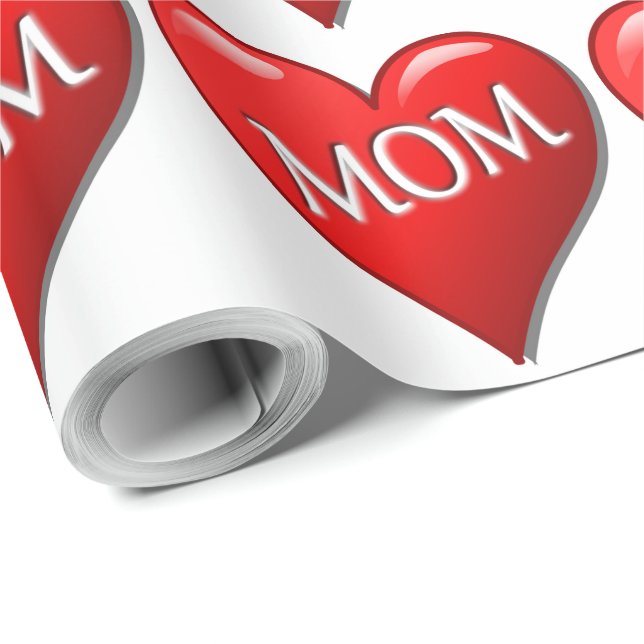 I LOVE MOM WRAPPING PAPER (Roll Corner)