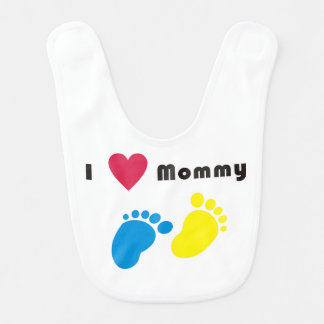 I love mommy baby bib