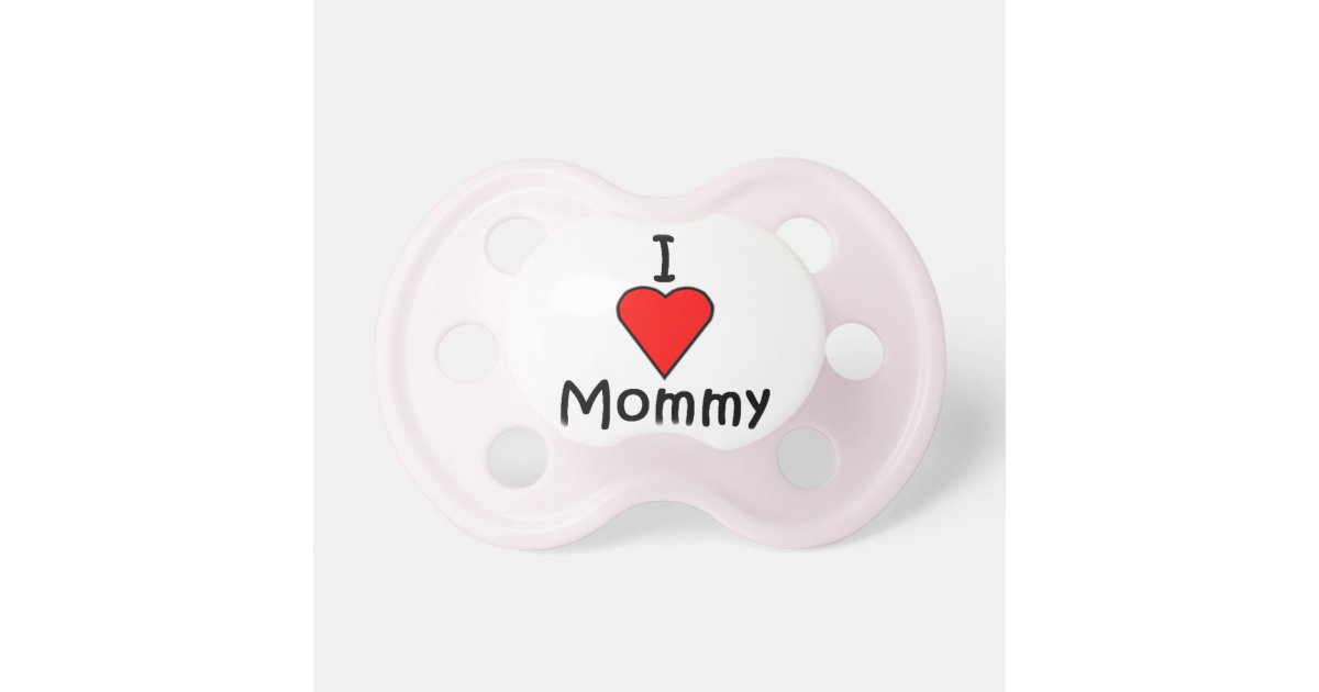 I Love Mommy Pacifier 