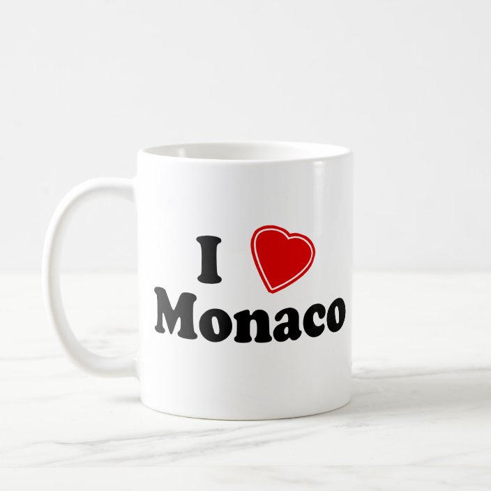 I Love Monaco Mug