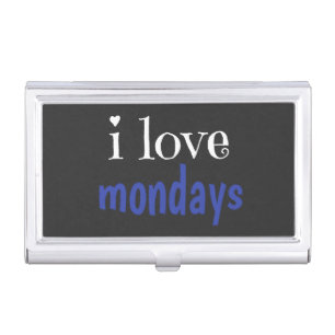 I love mondays business card case