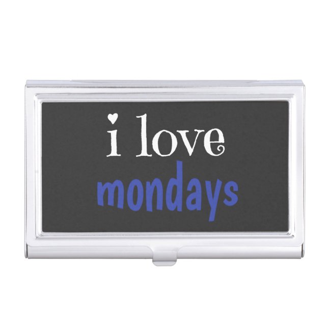 I love mondays business card case (Front)