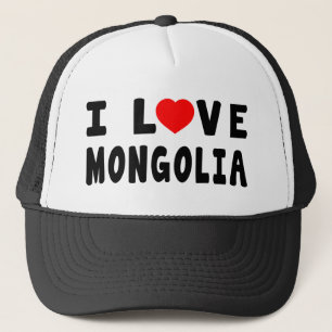 I Love Mongolia Trucker Hat
