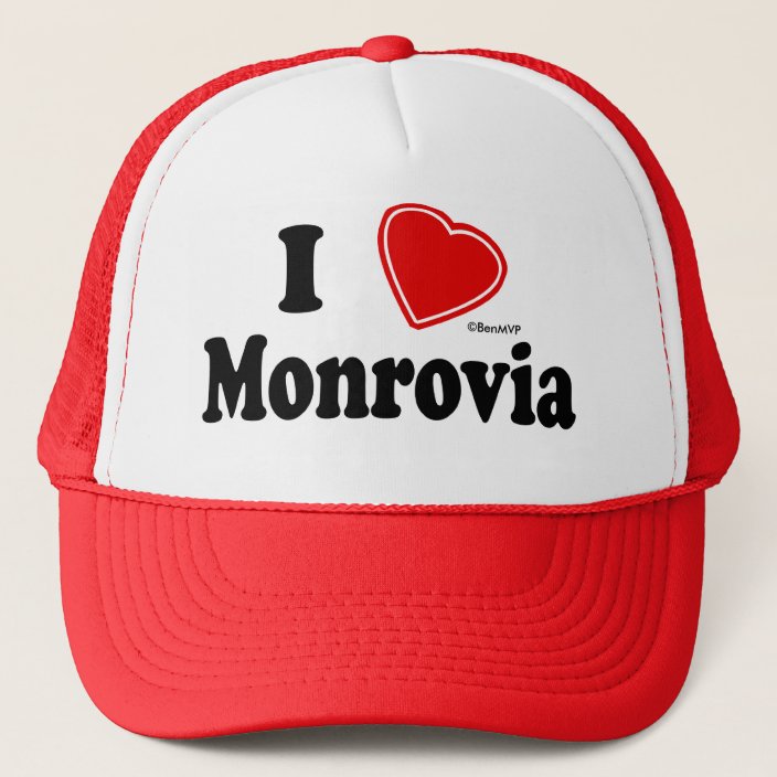 I Love Monrovia Trucker Hat